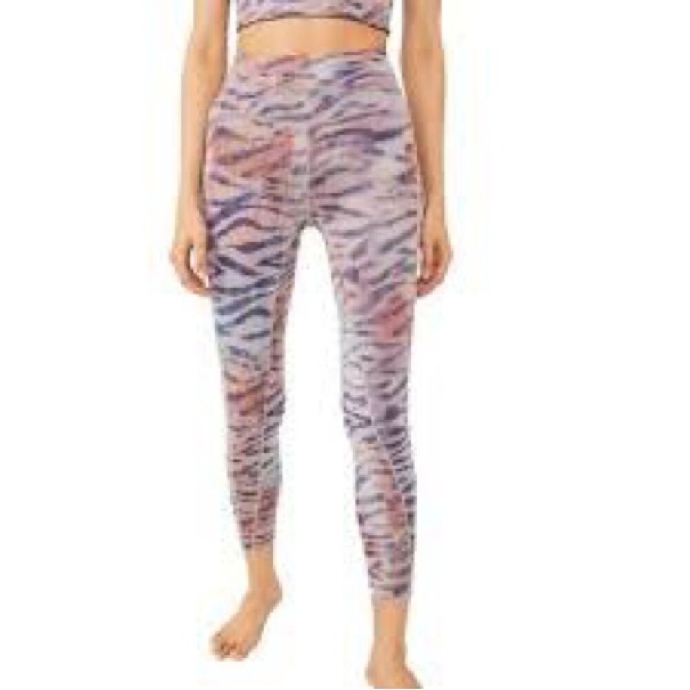 Free People Beat The Heat Tiger Combo Print High-Waist Leggings